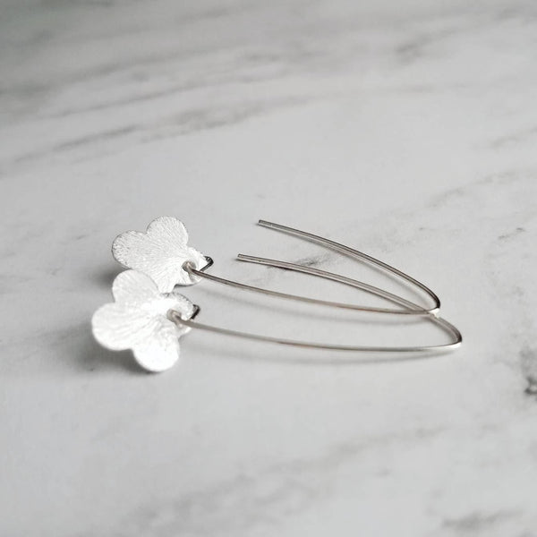 Four-Leaf Clover Stud Earrings with Diamond Clusters | Jewelry by Johan -  Jewelry by Johan