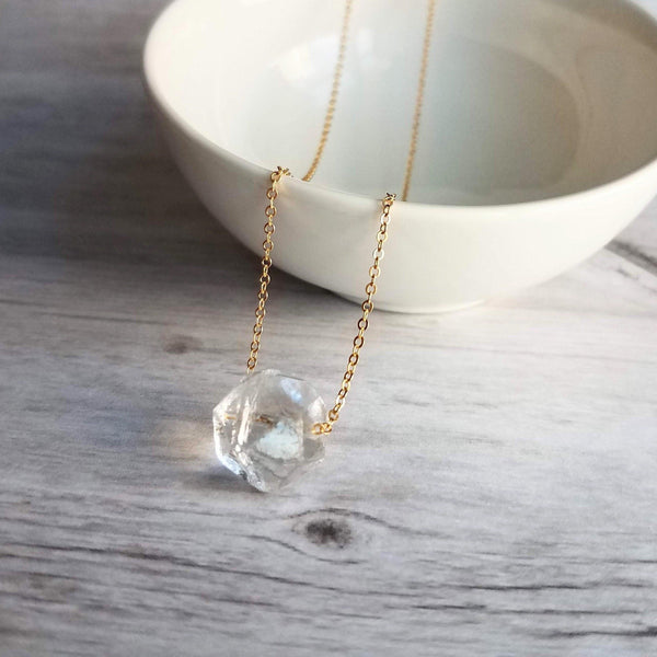 Clear As Ice Chain Necklace - Silver